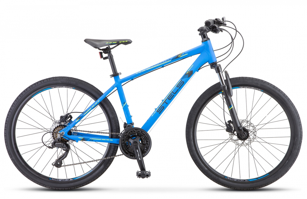 Велосипед 26" STELS Navigator-590 D рама 18" Синий/салатовый