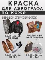 Краска для аэрографа по коже «Чёрная»