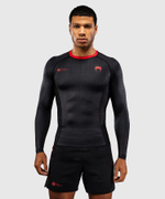 Рашгард Venum x Roger Gracie Black/Red L/S