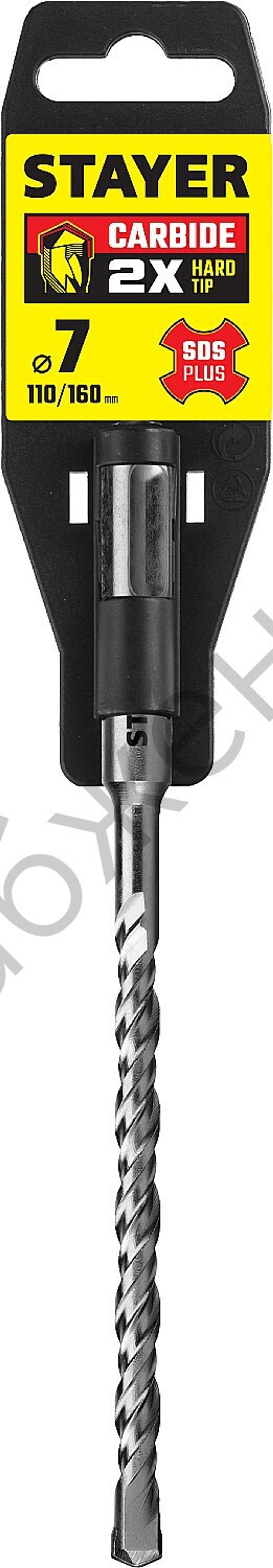 STAYER 7 x 160 мм, SDS-plus бур, Professional (2930-160-07)