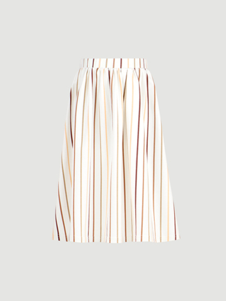 Юбка удлинённая Mjölk Ecru Stripes