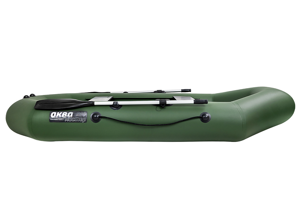 Аква-мастер 280 НД - надувное дно, зеленый (Надувная Лодка ПВХ)