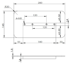 Лопасти для DRD1600L,1600H (к-т из 4 лопастей)