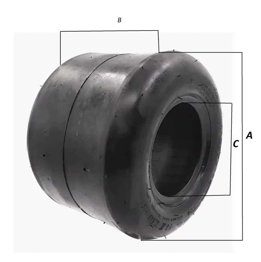 Шина для карта "Mitas" ПЕРЕДНЯЯ 10×4.50-5 SRH