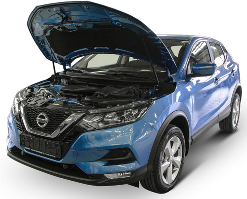 Газовые упоры капота АвтоУпор для Nissan Qashqai II 2014-2019 2019-н.в., 2 шт., UNIQAS022