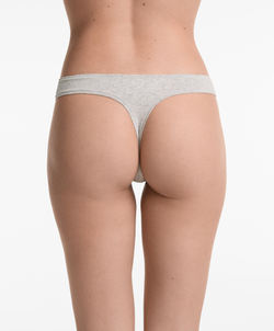 OYSHO Набор из 5 пар трусов-стрингов из хлопковой смеси, темно-синий