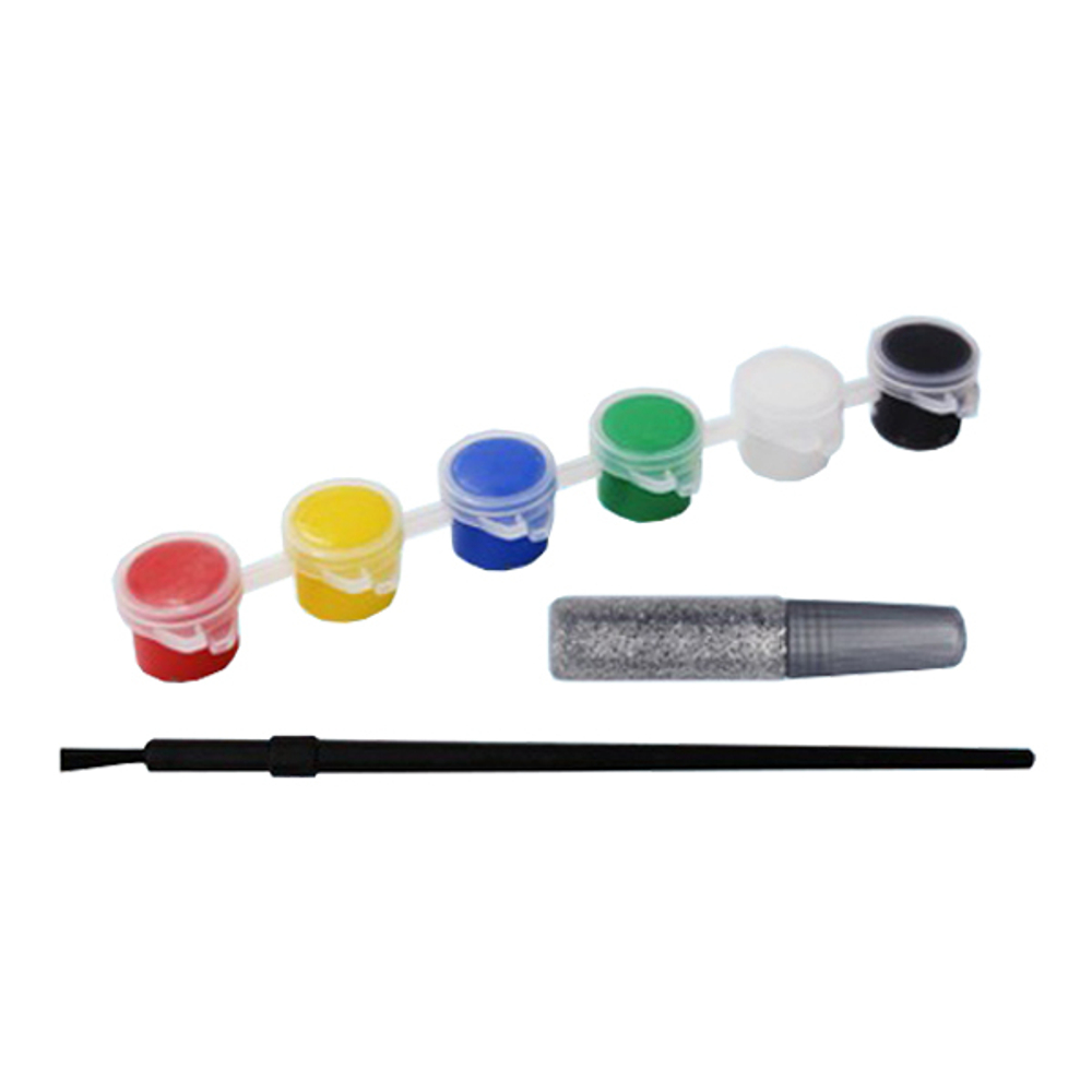 Сумочка раскраска Basir с красками и кистью, размер 22*22 см, серия "Фея"