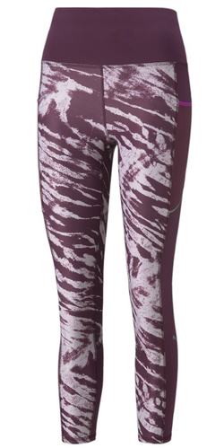 Леггинсы Puma 5K Graphic High Waist 7/8 Leggins - puma black/stardust print