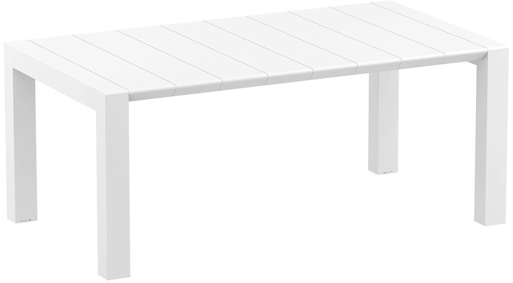 Стол пластиковый раздвижной Siesta Contract Vegas Table Medium, белый, 1800-2200х1000х750 мм