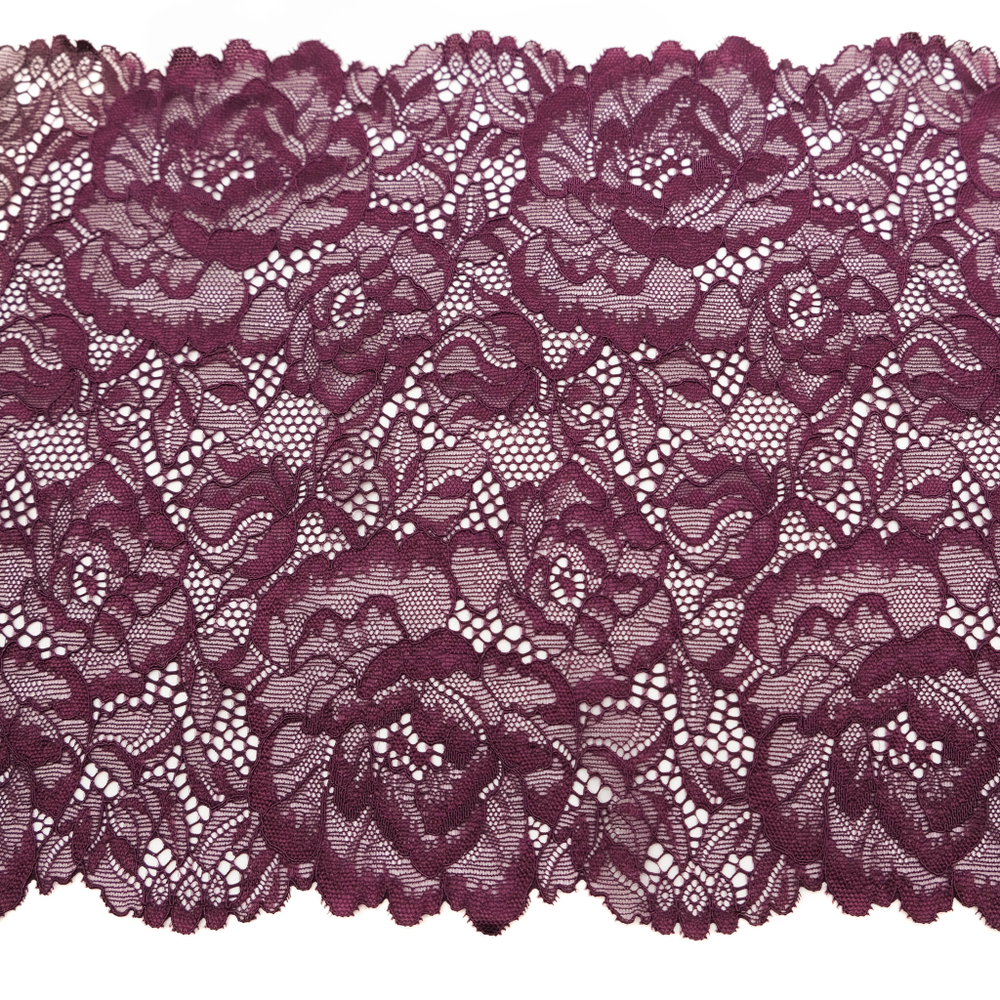 Кружево эластичное СЛИВА, 21см