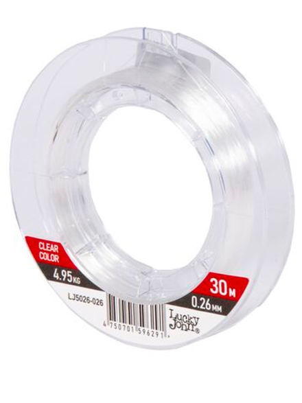Леска монофильная Lucky John ICE SOFT FLUOROCARBON 030/026