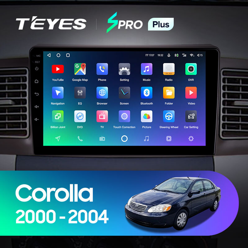 Teyes SPRO Plus 9" для Toyota Corolla E130 E120 2000 - 2004
