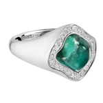 Кольцо с Турмалином и Бриллиантами, R0030-57/1