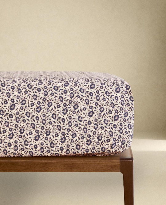 ZARA HOME ДЕТСКАЯ ПРОСТЫНЯ С ПРИНТОМ, РАЗНОЦВЕТНЫЙ