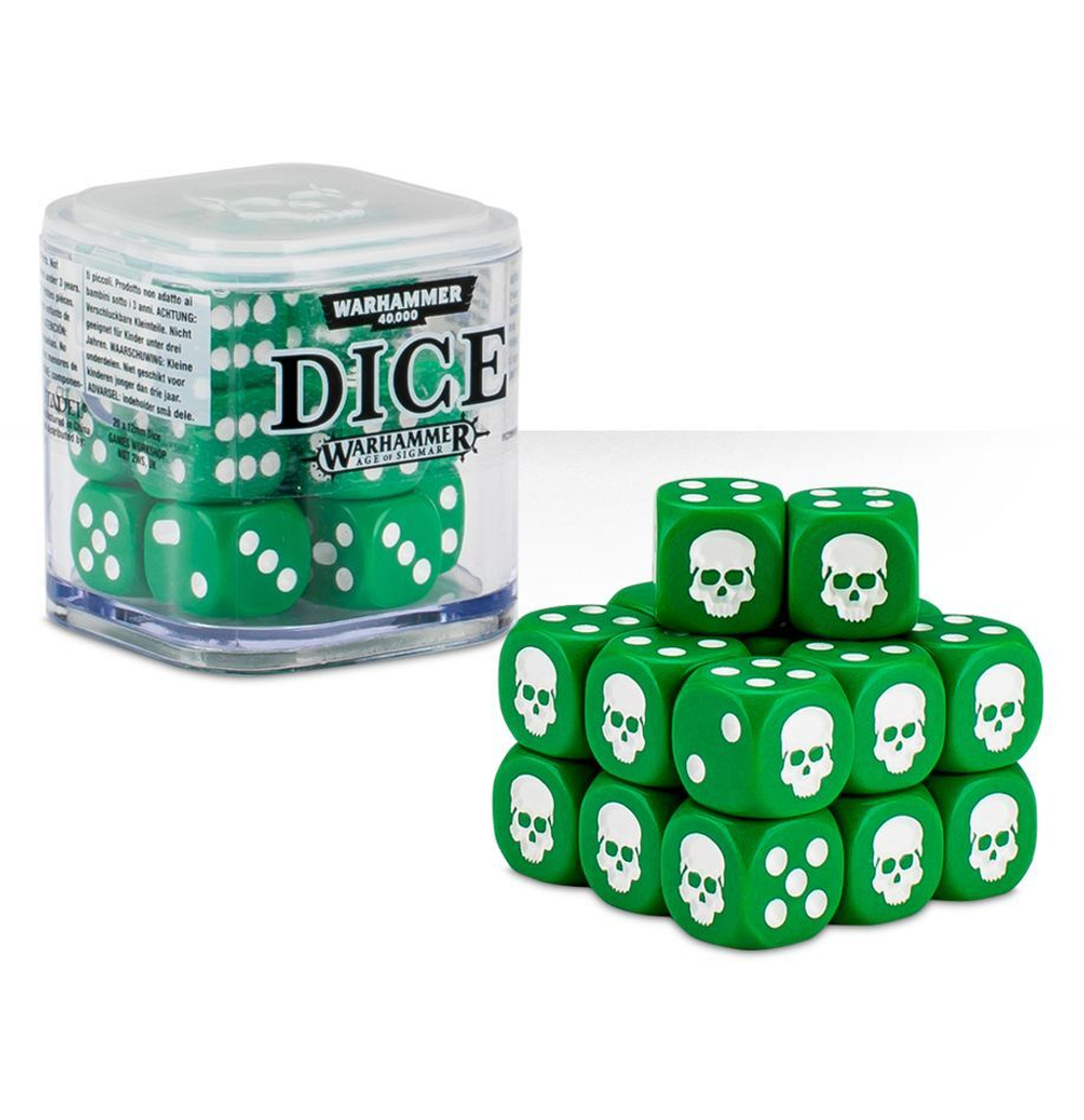 Набор шестигранных кубиков Citadel Dice Cube - Green