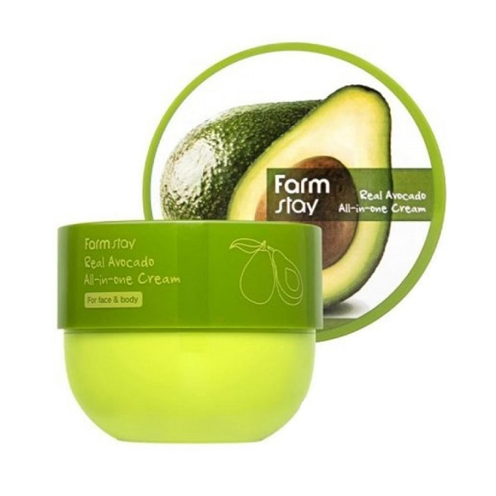 Крем антивозрастной с экстрактом авокадо FarmStay Real Avocado All-in-one Cream 300мл