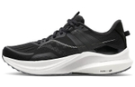 Saucony Tempus comfortable fabric shock absorption, non-slip, wear-resistant, lightweight low-cut training running shoes men's black and white