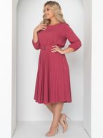 Платье Стильное гофре (пыльная роза) Diolche