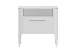 Тумба прикроватная Type 1 полка 1 ящик ширина 50 см (белый)