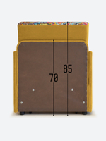 Кресло-кровать "Миник" с подлокотниками, купон Хаски