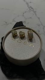Серьги с фианитами