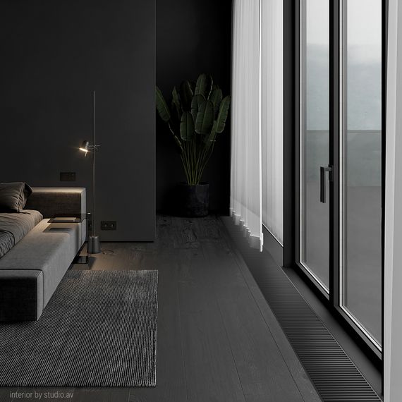 Конвектор внутрипольный Royal Thermo ATRIUM TURBO 90/300/2400 6975 Вт светлая бронза