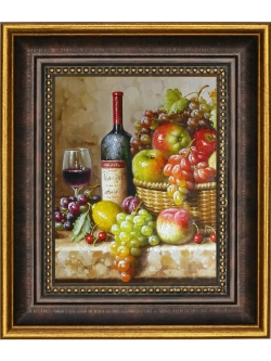 Картина настенная интерьерная в багетной раме 18*21 см