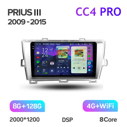 Teyes CC4 Pro 9" для Toyota Prius III 2009-2015