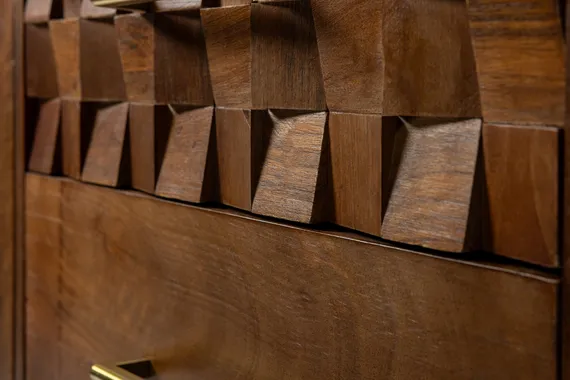 Тумба Brick из дерева манго, 145х75 см