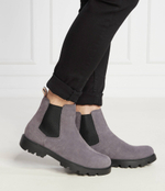 Кожаные челси adley BOSS BLACK - серый(50503675)