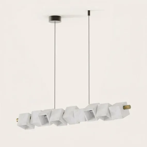 Люстра Cubic золотой металл