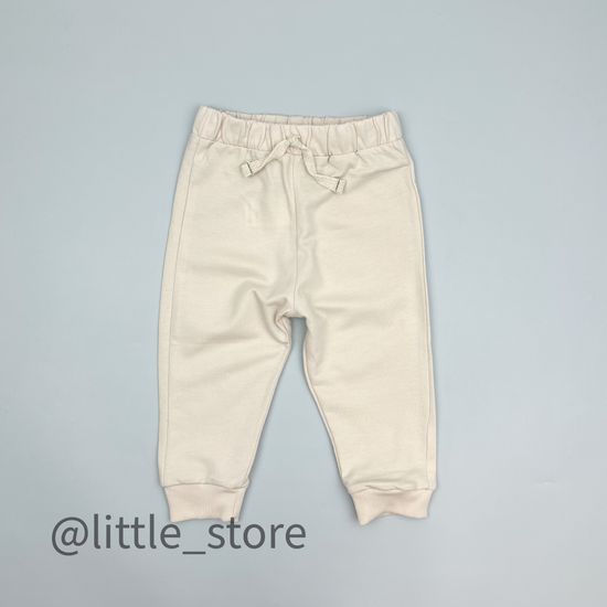 Брючки из футера(тонкого), Бежевые