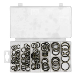 Шайбы резино-металлические, набор 90пр. RockFORCE RF-068581