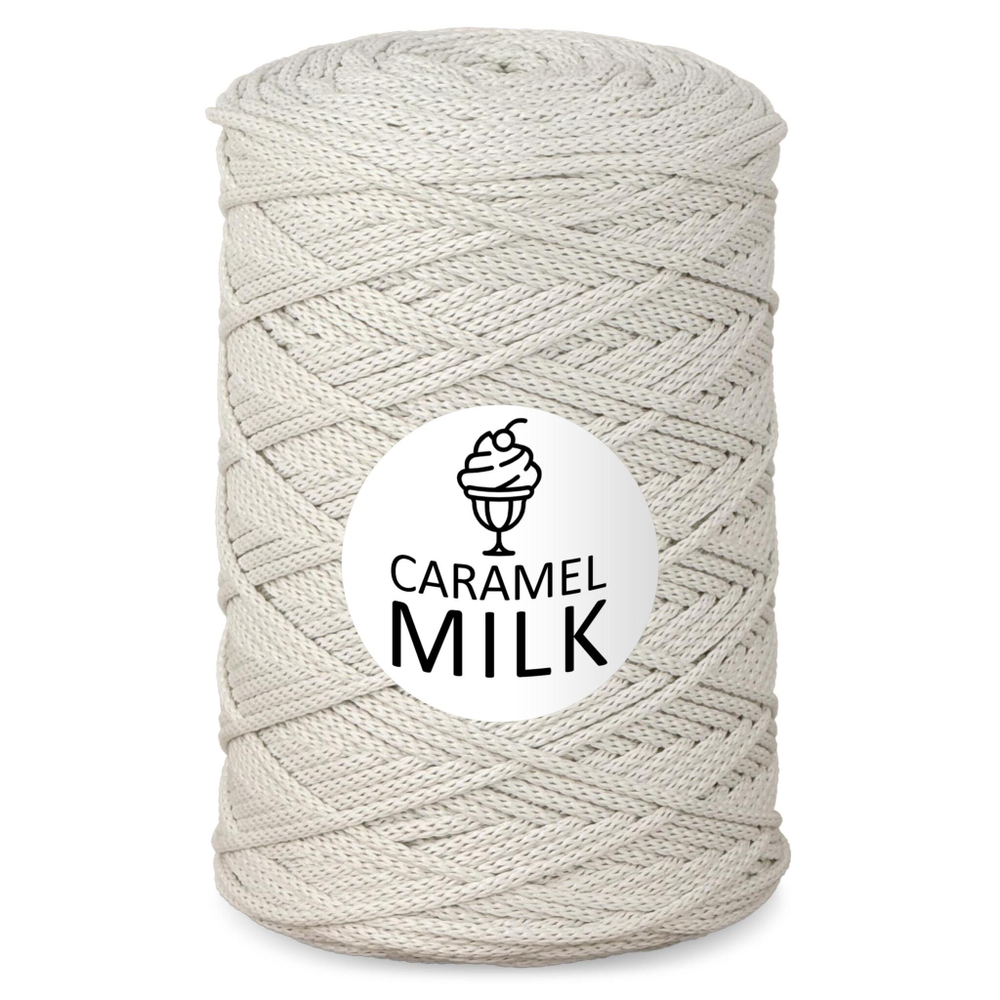 Шнур Caramel Milk, 3мм, 300м, 100% полиэфир (1 шт.)