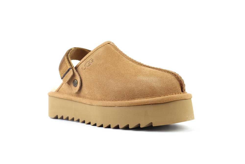UGG Goldenstar Clog Platform Chestnut