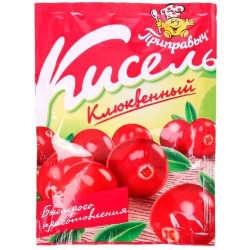 Кисель быстрого приготовления Приправыч Клюква 110 гр. 1 шт.