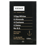 RXBAR, Protein Bar, шоколадная морская соль, 12 батончиков, 52 г (1,8 унции)