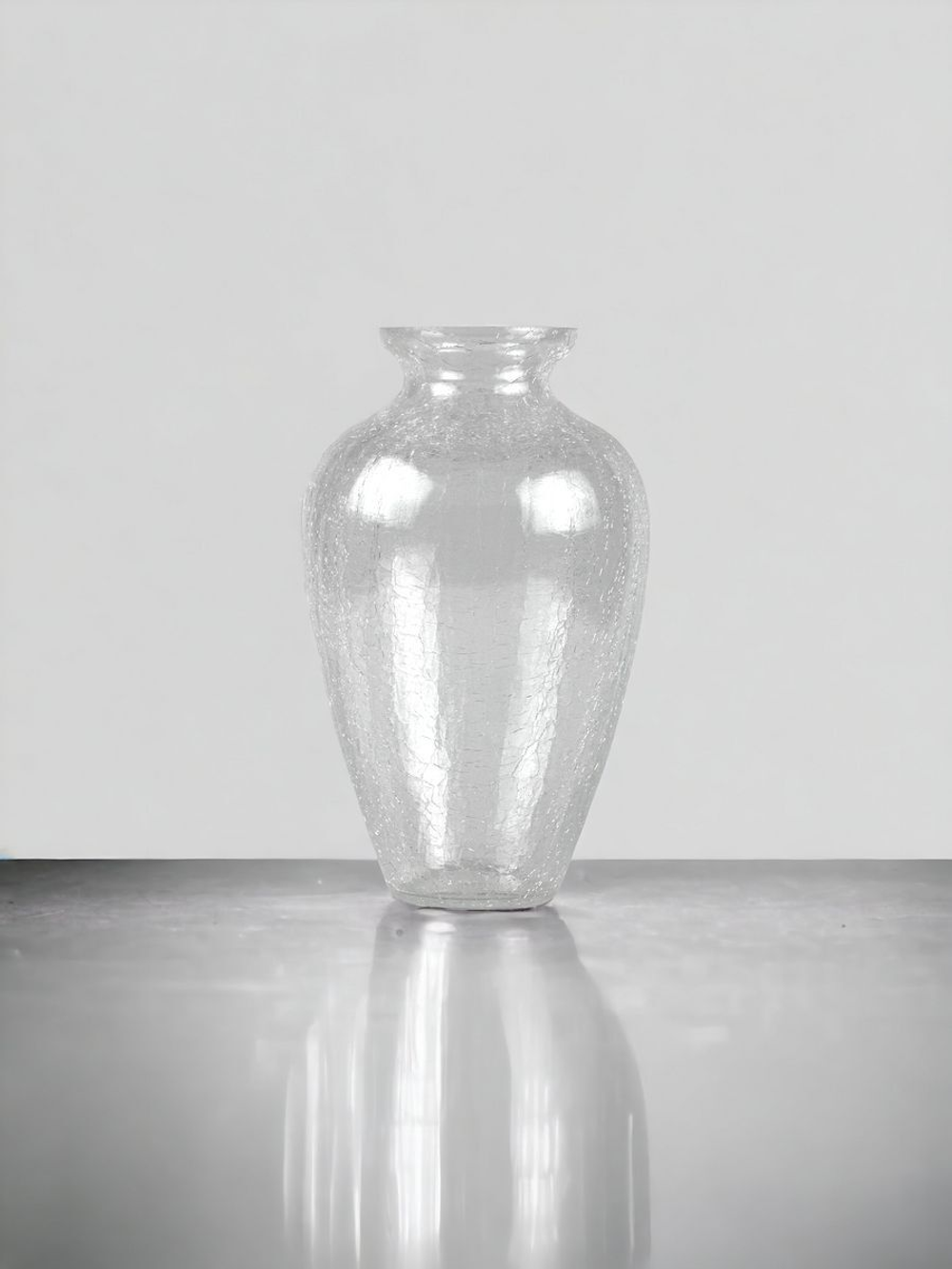 Ваза "Cup" (Амбрэ) (прозрачный кракле)