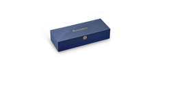 Перьевая ручка Waterman "Expert Dark Red Lacquer CT Black", перо: M, цвет чернил: blue.