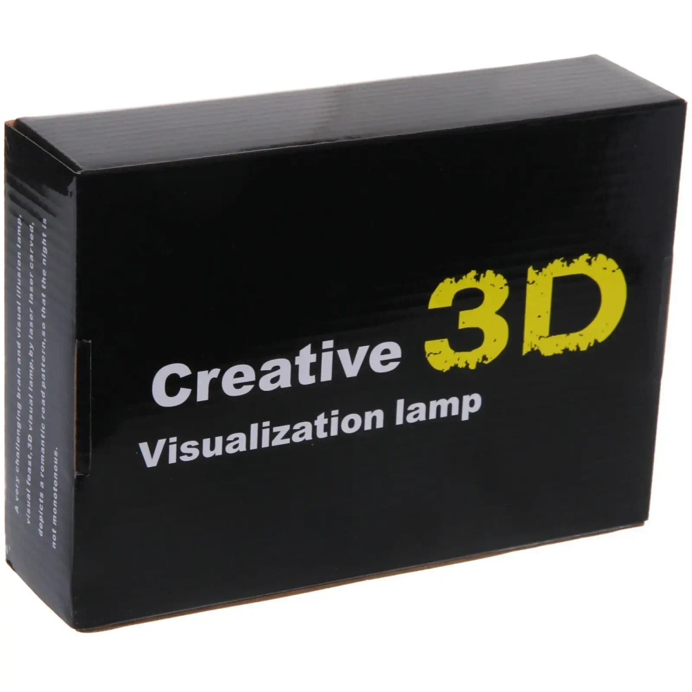 Светильник ночник «3D-Тачка» на пластиковой подставке, с включателем USB