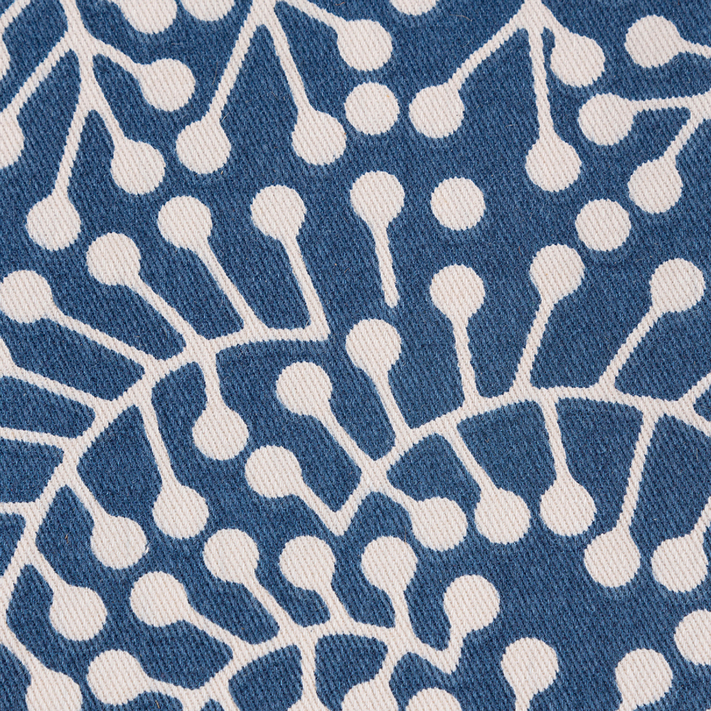 Набор из двух салфеток сервировочных темно-синего цвета с принтом Спелая Смородина из коллекции scandinavian touch, 45х45 см