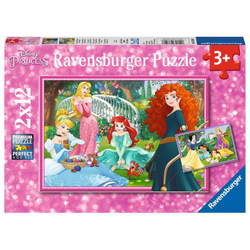 Ravensburger - Пазл Disney Princess В мире принцесс 2 х 12 деталей. 076208