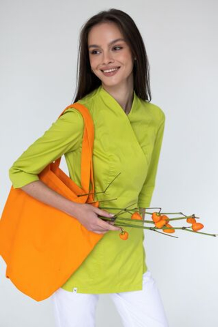 Блуза женская м288 Toray стретч лайм0933