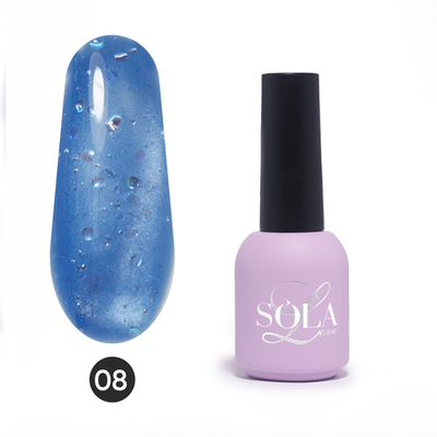 SoLa Гель-лак Bubble Cat 08 Кошачий глаз, 10мл