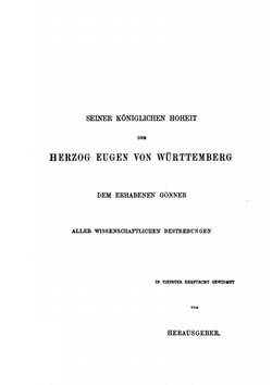 Fürstlich Württembergisch Dienerbuch. Vom Ix. Bis Zum XIX. Jahrhundert | Württembergisch Dienerbuch