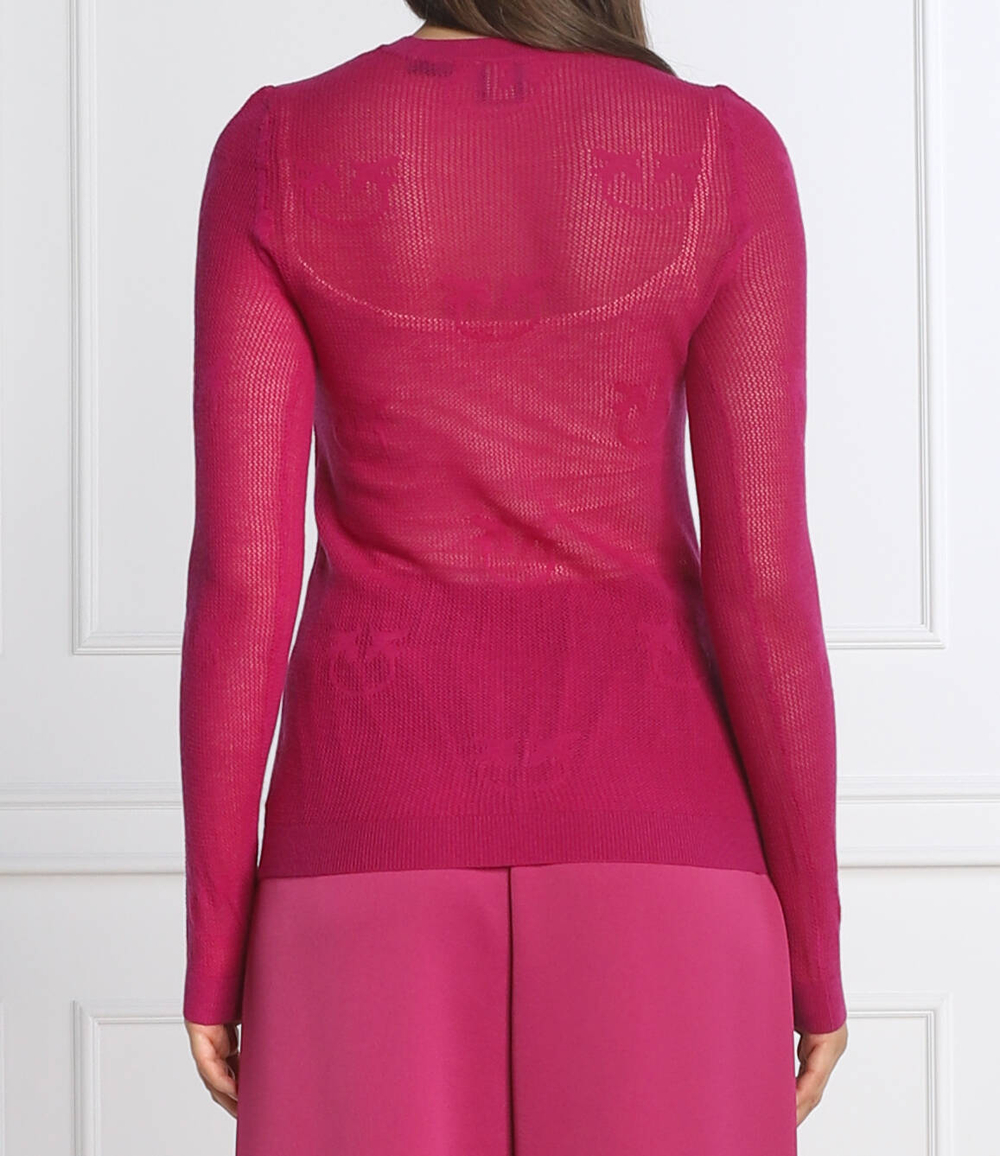 Хлопковый свитер cocarum Pinko - фуксия(1G182N A02P)