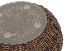 "Барселона" кофейный столик из искусственного ротанга, цвет коричневый