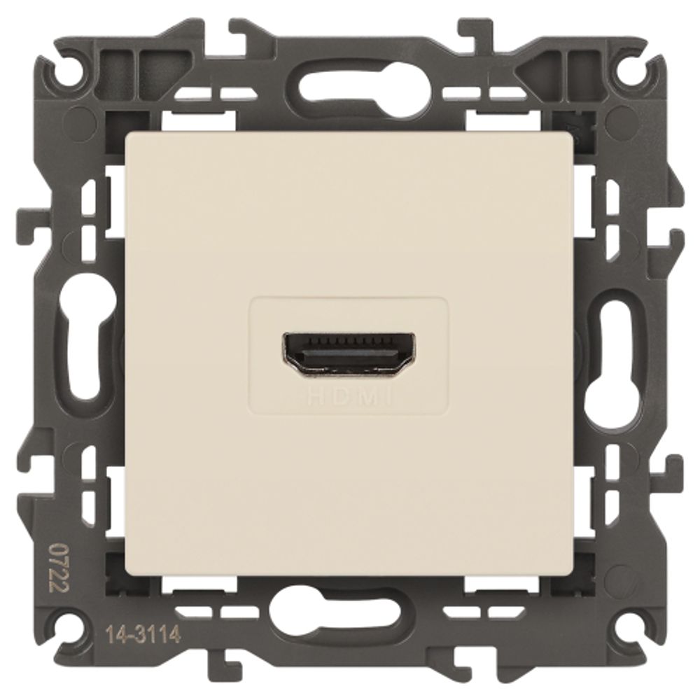 Розетка ЭРА Elegance 14-3114-02 HDMI IP20 слоновая кость