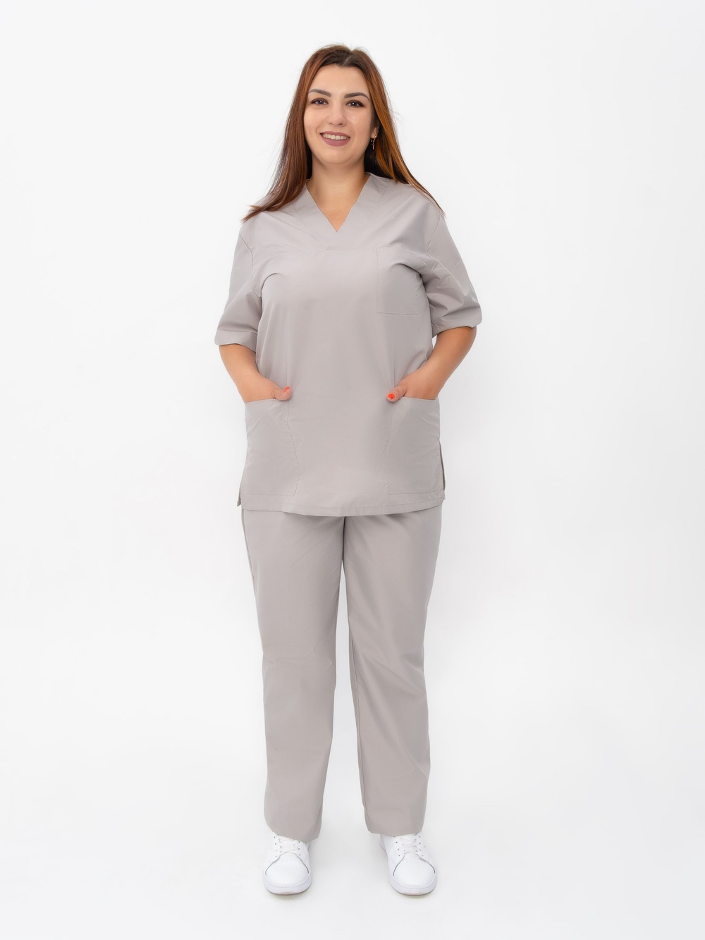 Костюм медицинский женский хирургический, короткий рукав