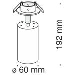Встраиваемый светильник Technical C018CL-01W
